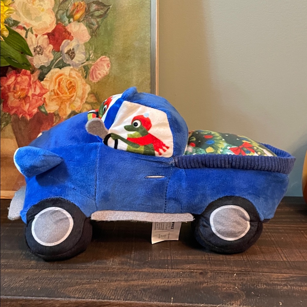 Blue Plush Toy Truck